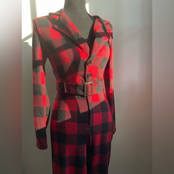 Buffalo print jumpsuit with matching belt - Picture 5 of 5